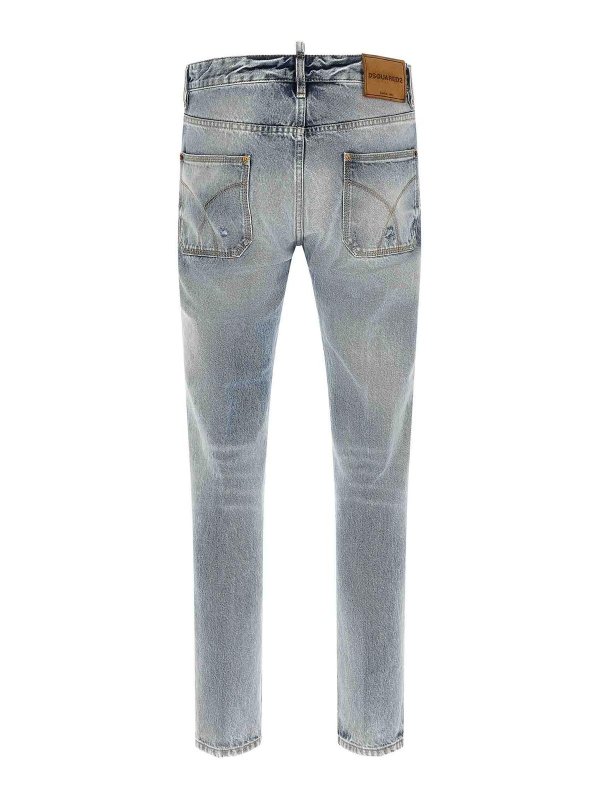 DSQUARED2: Jeans Rectos online - Vaqueros Rectos - Azul Claro