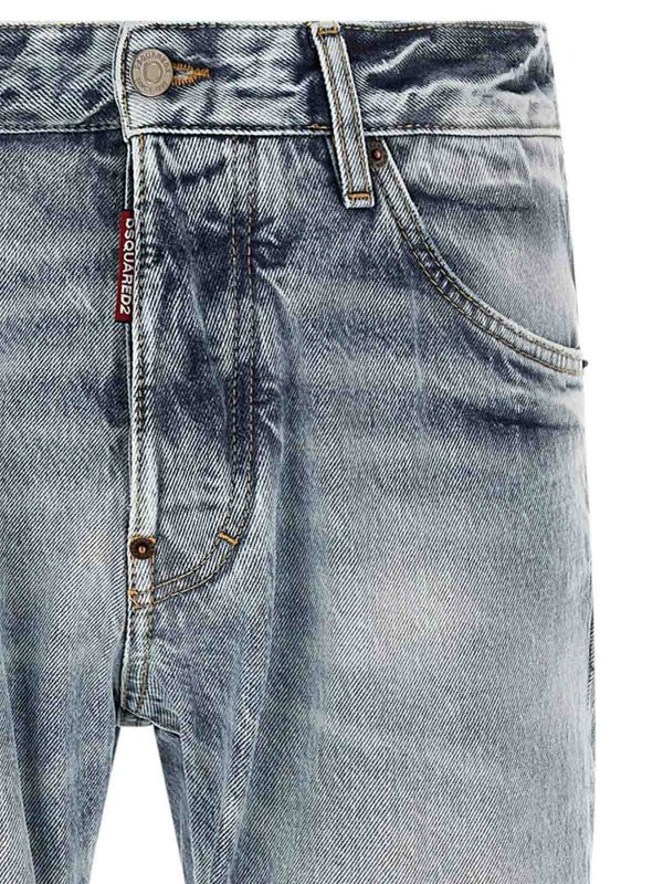 The Best Shops DSQUARED2: Jeans Rectos - Vaqueros Rectos - Azul Claro