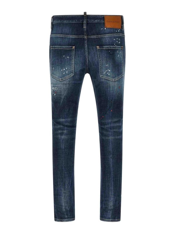 DSQUARED2: straight leg jeans online - Skater Jeans