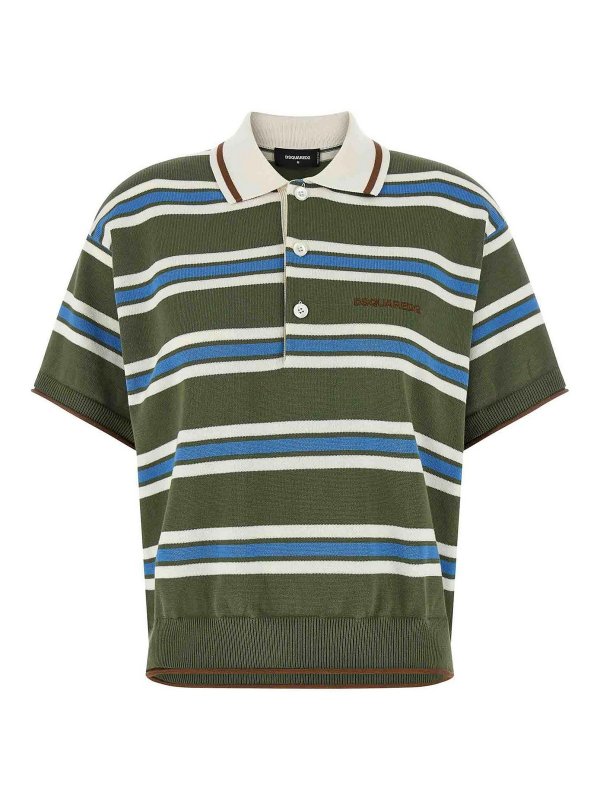 DSQUARED2: Poloshirts - Poloshirt - Bunt