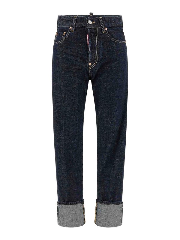 DSQUARED2: jeans dritti, a sigaretta - Jeans da maschiaccio