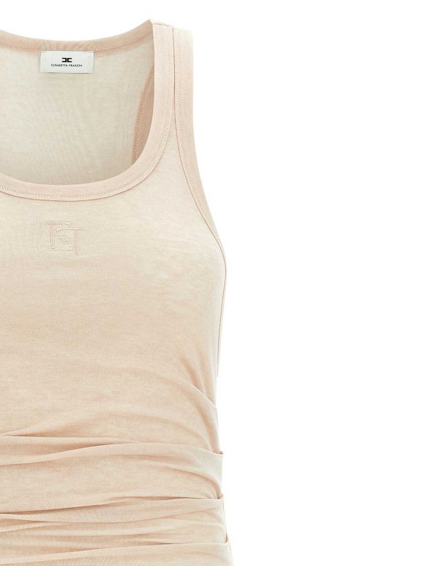 The Best Shops ELISABETTA FRANCHI: abiti al ginocchio - Vestito  con ricamo logo