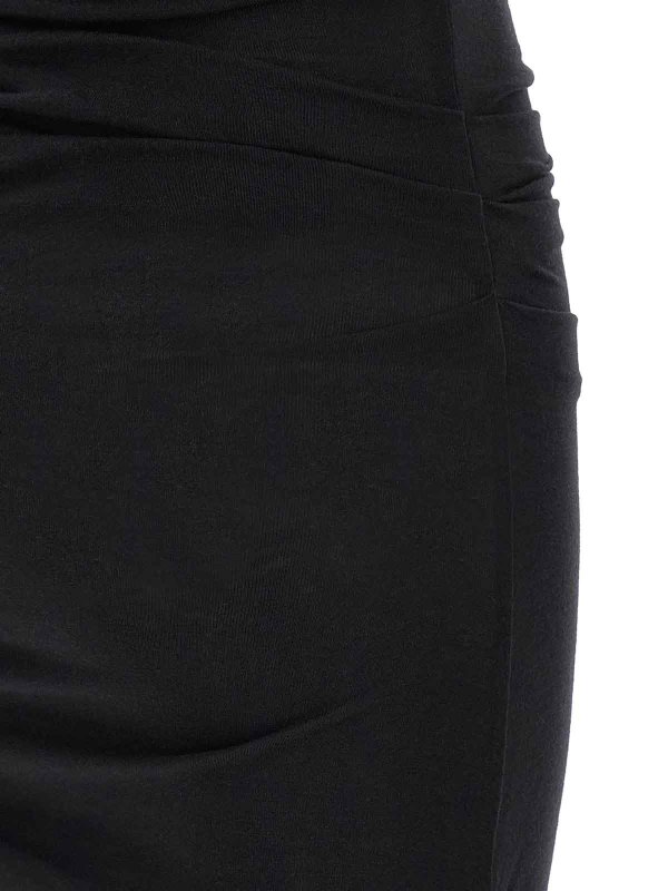 膝丈ドレス - 黒 shop online: ELISABETTA FRANCHI