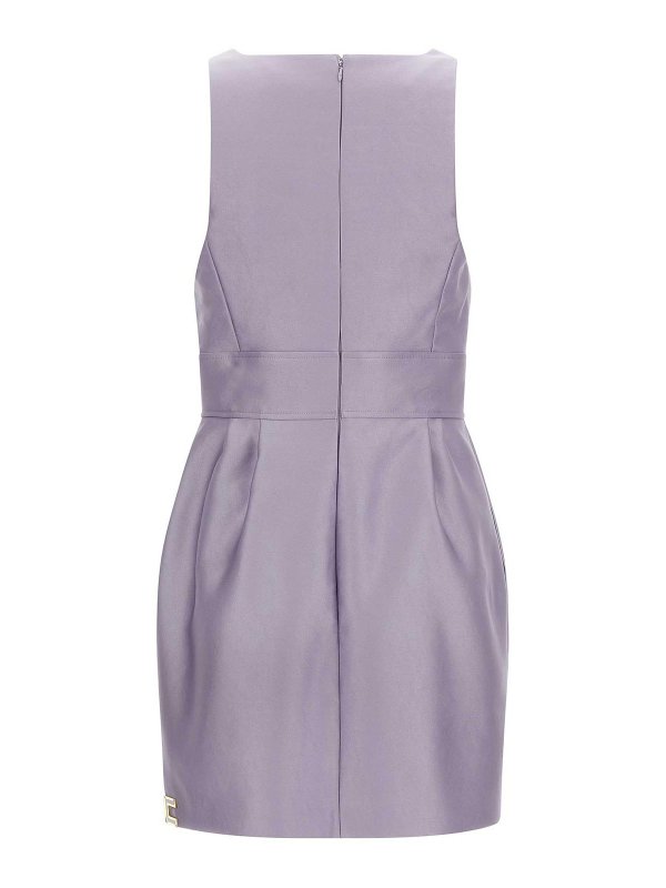 ELISABETTA FRANCHI: ニーレングスドレス online - 膝丈ドレス - 紫