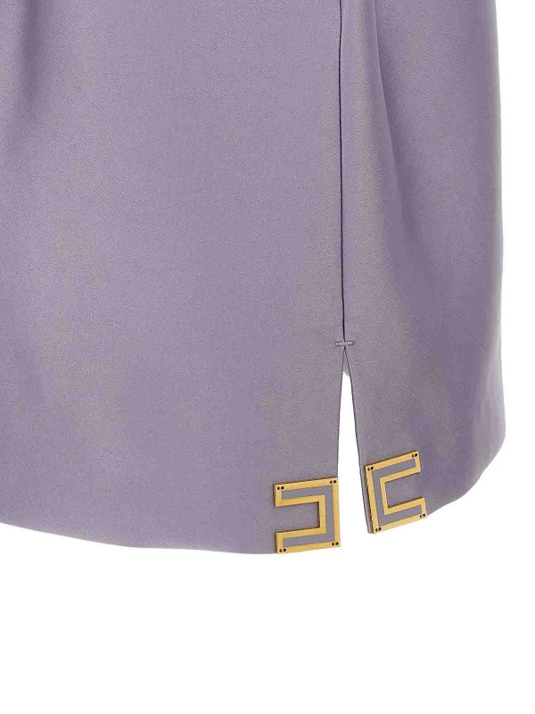 膝丈ドレス - 紫 shop online: ELISABETTA FRANCHI