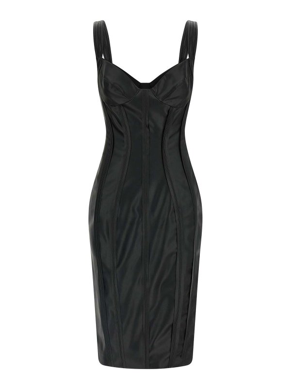 ELISABETTA FRANCHI: ニーレングスドレス - 膝丈ドレス - 黒