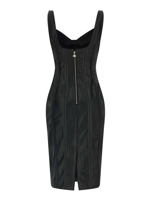 ELISABETTA FRANCHI: ニーレングスドレス online - 膝丈ドレス - 黒