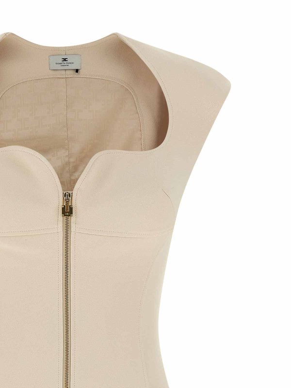 The Best Shops ELISABETTA FRANCHI: abiti al ginocchio - Vestito  con scollo a forma di cuore