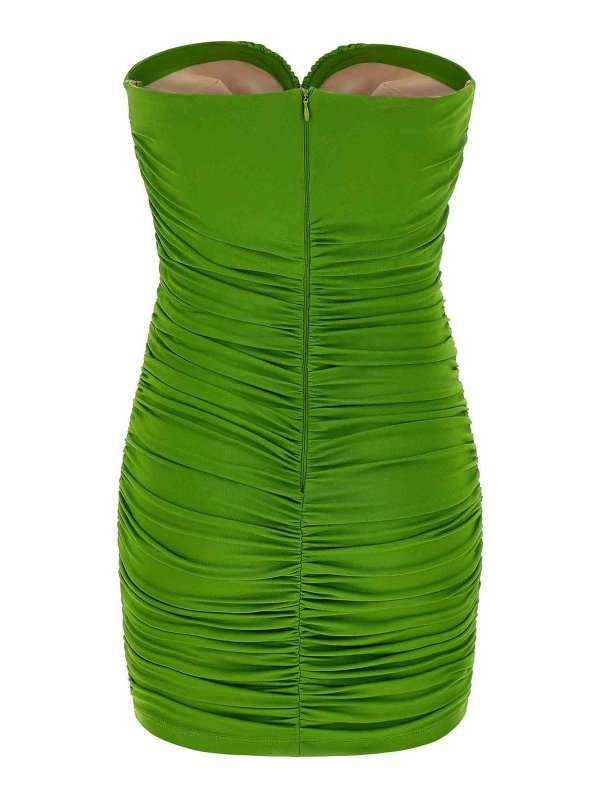 ELISABETTA FRANCHI: ニーレングスドレス online - 膝丈ドレス - 緑