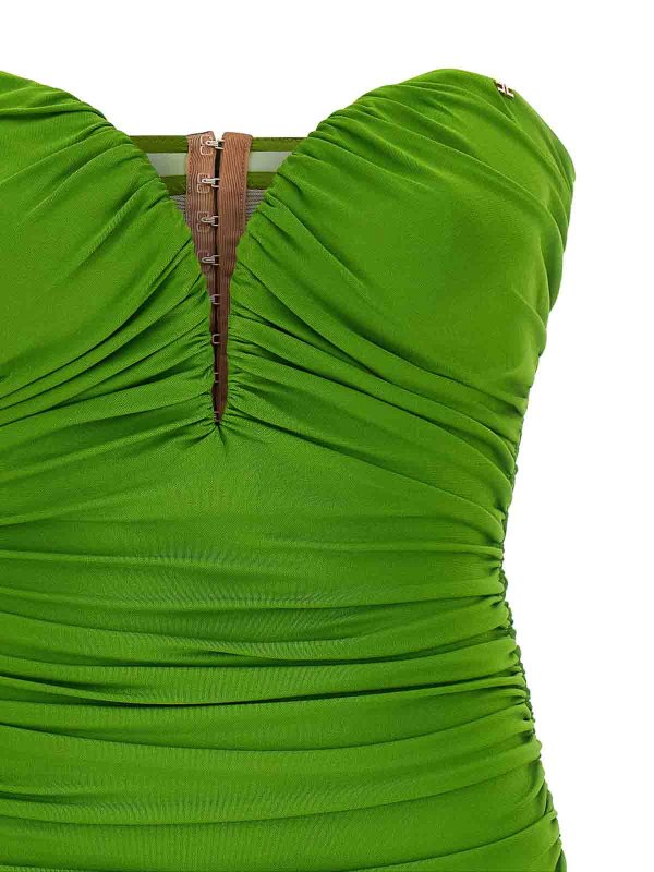 The Best Shops ELISABETTA FRANCHI: ニーレングスドレス - 膝丈ドレス - 緑