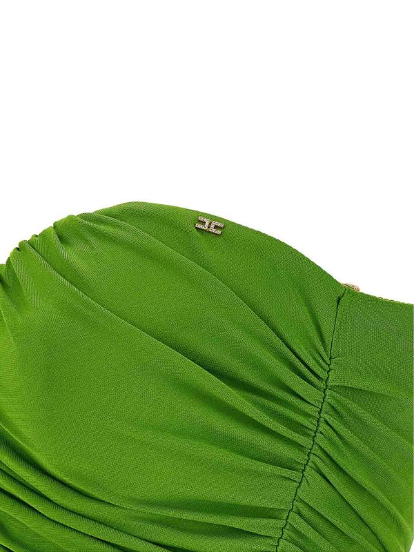 ELISABETTA FRANCHI buy online 膝丈ドレス - 緑
