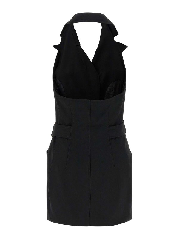 ELISABETTA FRANCHI: ニーレングスドレス online - 膝丈ドレス - 黒