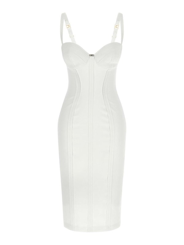 ELISABETTA FRANCHI: abiti al ginocchio - Vestito  a corsetto