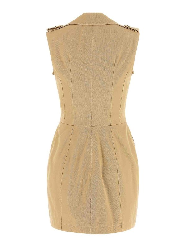 ELISABETTA FRANCHI: ニーレングスドレス online - 膝丈ドレス - ベージュ