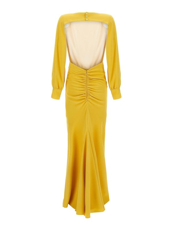 ELISABETTA FRANCHI: イブニングドレス online - イブニングドレス - イエロー