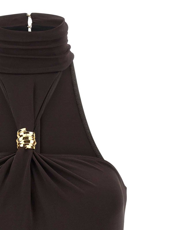 The Best Shops ELISABETTA FRANCHI: トップス＆タンクトップ - トップ/タンクトップ - ブラウン