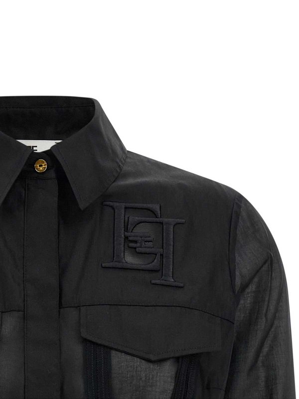 The Best Shops ELISABETTA FRANCHI: シャツ - シャツ - 黒