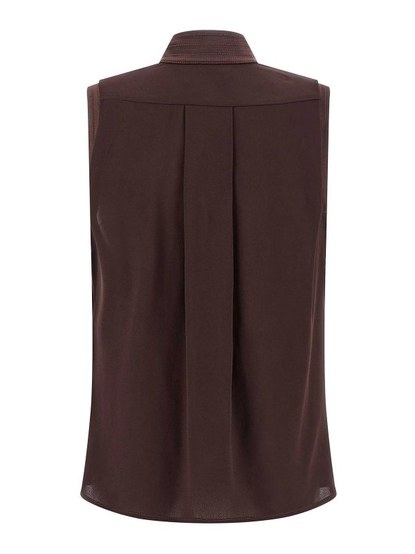 ELISABETTA FRANCHI: トップス＆タンクトップ online - トップ/タンクトップ - ブラウン