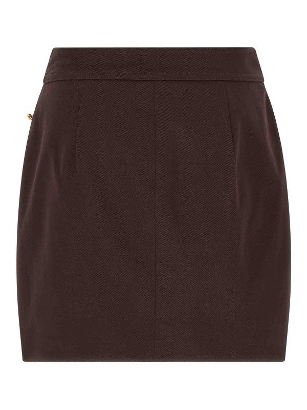 ELISABETTA FRANCHI: ミニスカート online - ミニスカート - ブラウン