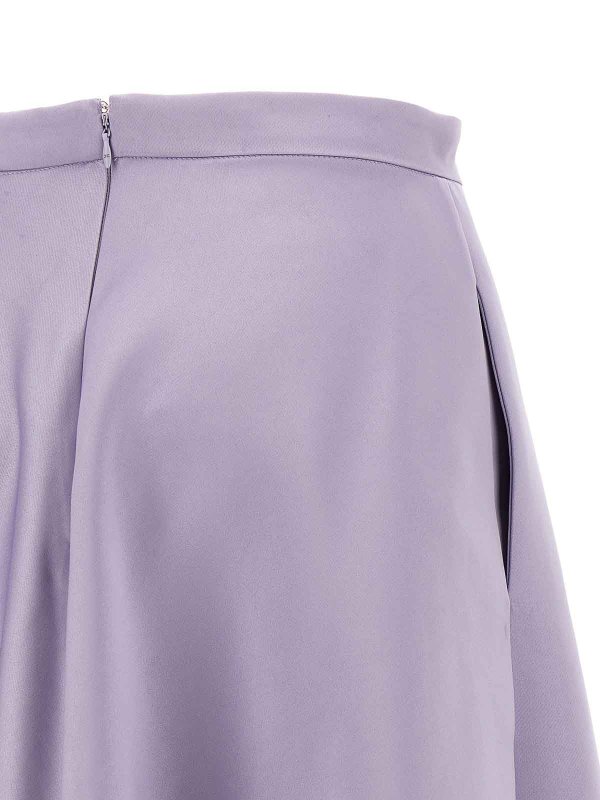 膝丈/ミディスカート - 紫 shop online: ELISABETTA FRANCHI