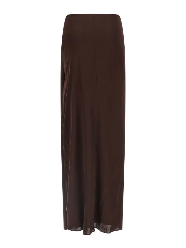 ELISABETTA FRANCHI: ニーレングススカート＆ミディ丈 online - 膝丈/ミディスカート - ブラウン