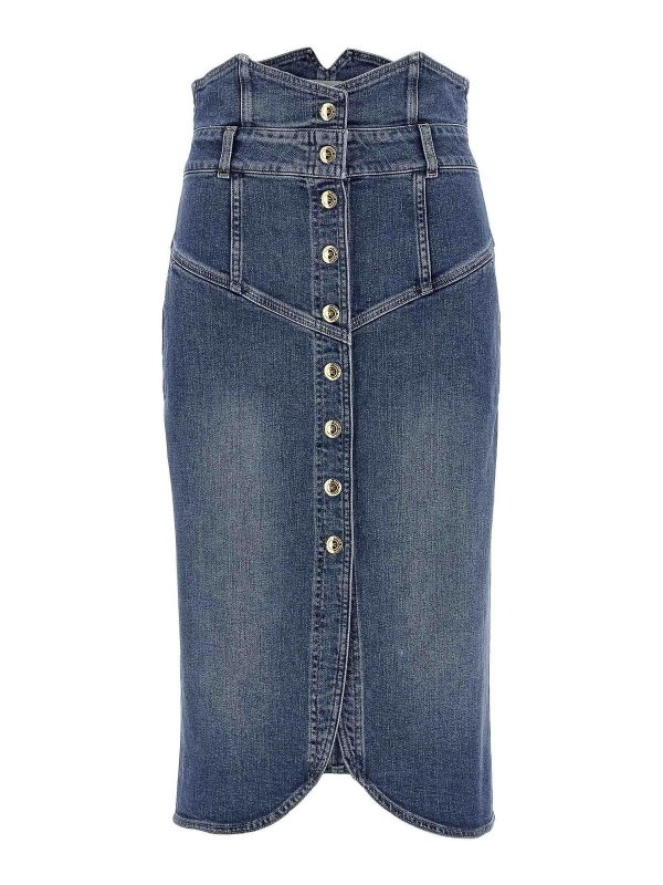 ELISABETTA FRANCHI: gonne al ginocchio  e longuette - Gonna di jeans