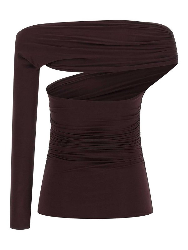 ELISABETTA FRANCHI: トップス＆タンクトップ online - トップ/タンクトップ - ブラウン