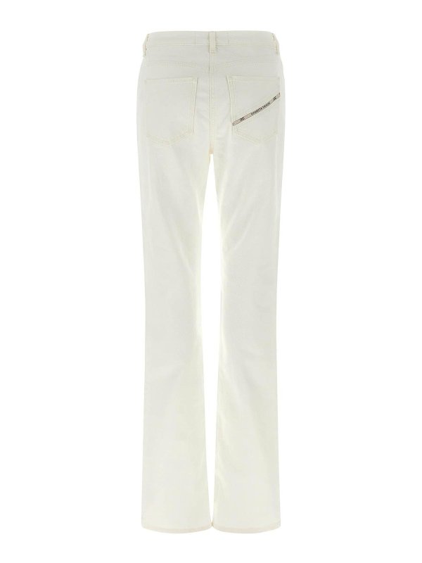 ELISABETTA FRANCHI: straight leg jeans online - Jewel Padlock Jeans