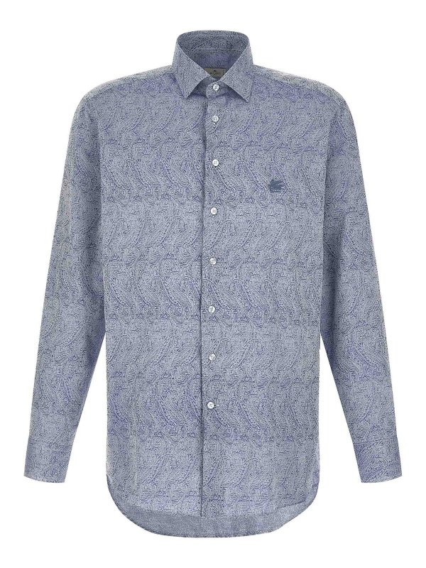 ETRO: Camisas - Camisa - Azul