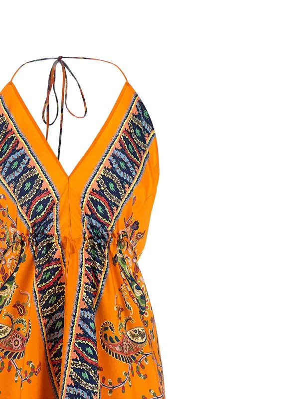 The Best Shops ETRO: abiti al ginocchio - Vestito  floreale con motivi cachemire