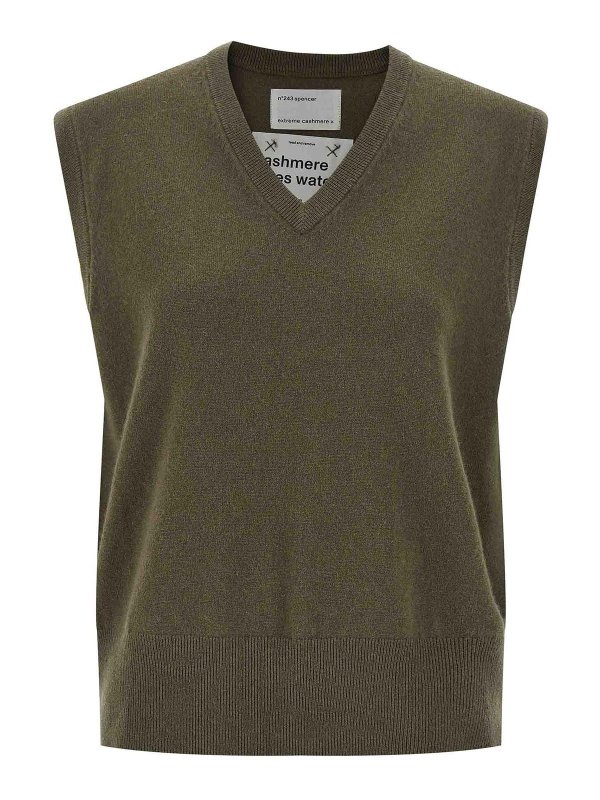 EXTREME CASHMERE: Chalecos - Chaleco - Verde