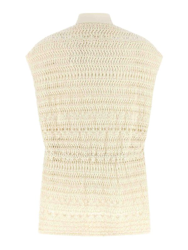 FABIANA FILIPPI: Chalecos online - Chaleco - Beis