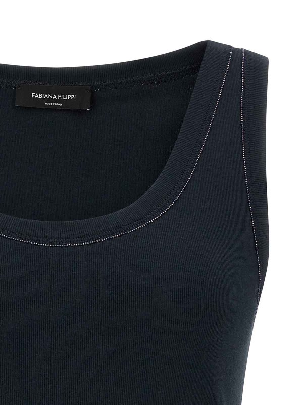 The Best Shops FABIANA FILIPPI: トップス＆タンクトップ - トップ/タンクトップ - ブルー