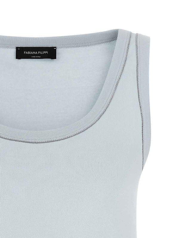 The Best Shops FABIANA FILIPPI: Tops & Débardeurs - Top - Bleu Clair