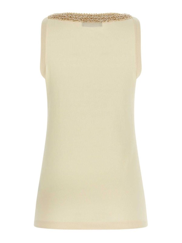 FABIANA FILIPPI: Tops y camisetas sin mangas online - Top - Beis