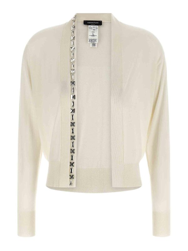 FABIANA FILIPPI: カーディガン - カーディガン - 白