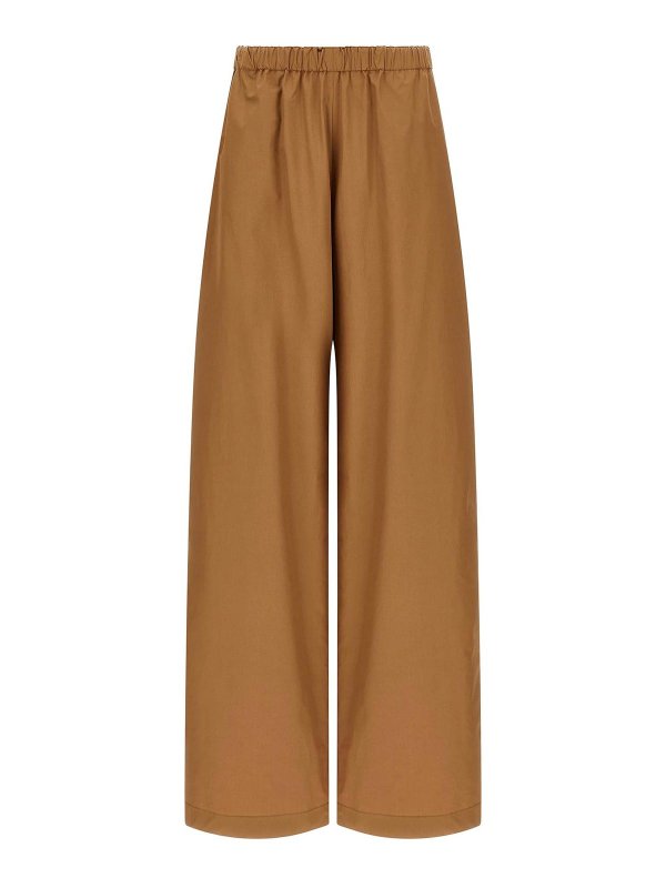 FABIANA FILIPPI: カジュアルトラウザー - カジュアルパンツ - ブラウン