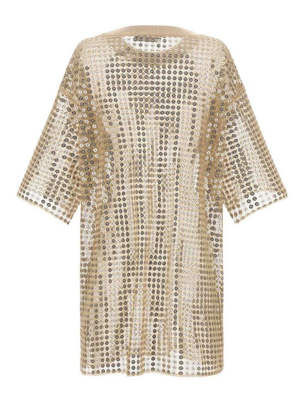 FABIANA FILIPPI: ニーレングスドレス online - 膝丈ドレス - ベージュ