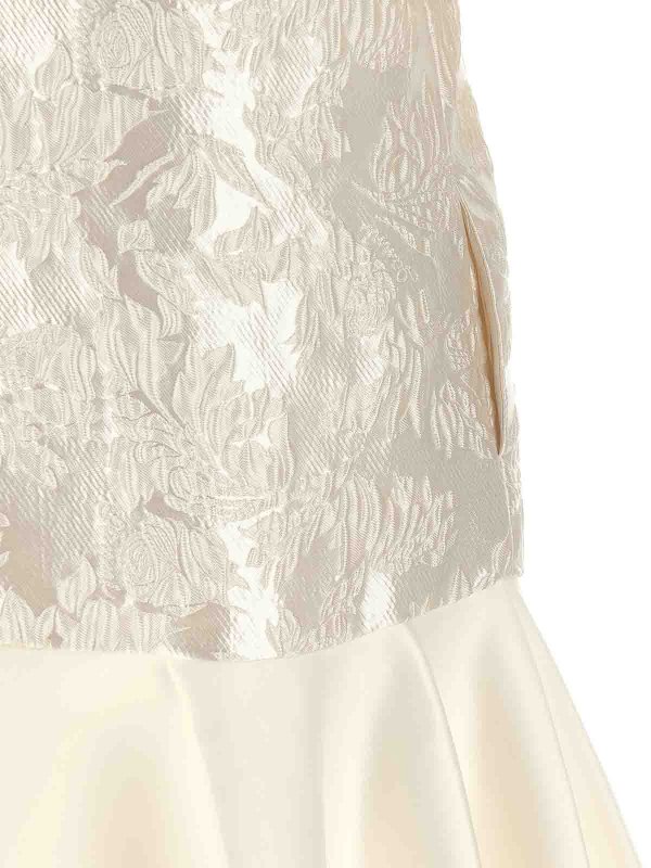 ショートドレス - 白 Replica 
online: GANNI