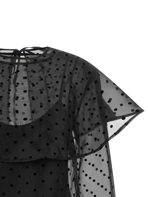 膝丈ドレス - 黒 Replica 
online: GANNI