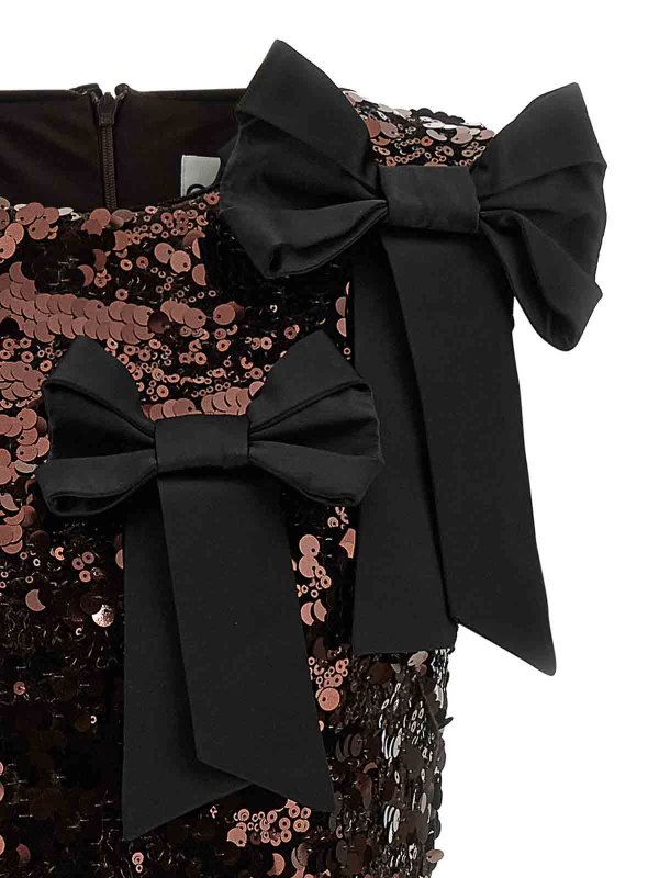 The Best Shops GANNI: ニーレングスドレス - 膝丈ドレス - ブラウン