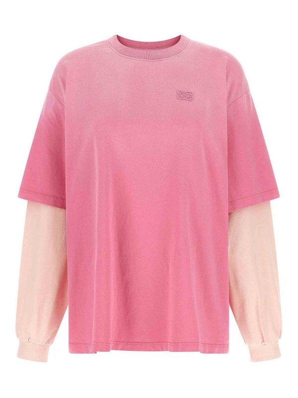 GANNI: Camisetas - Camiseta - Ninguno