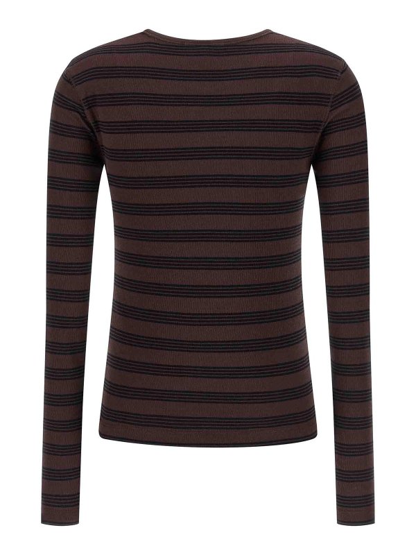 GANNI: クルーネック online - クルーネック - マルチカラー