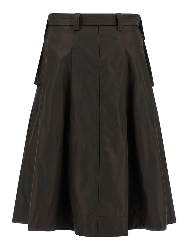 GANNI: ニーレングススカート＆ミディ丈 online - 膝丈/ミディスカート - ブラウン