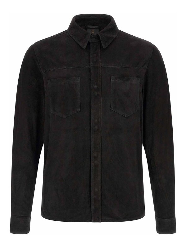 GIORGIO BRATO: シャツ - シャツ - 黒