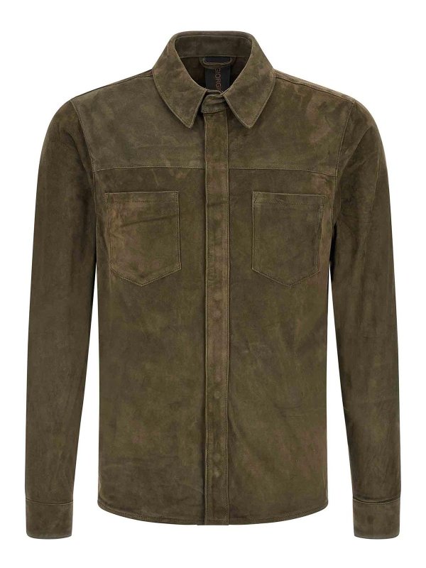 GIORGIO BRATO: シャツ - シャツ - 緑