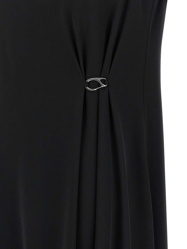 膝丈ドレス - 黒 shop online: HERNO