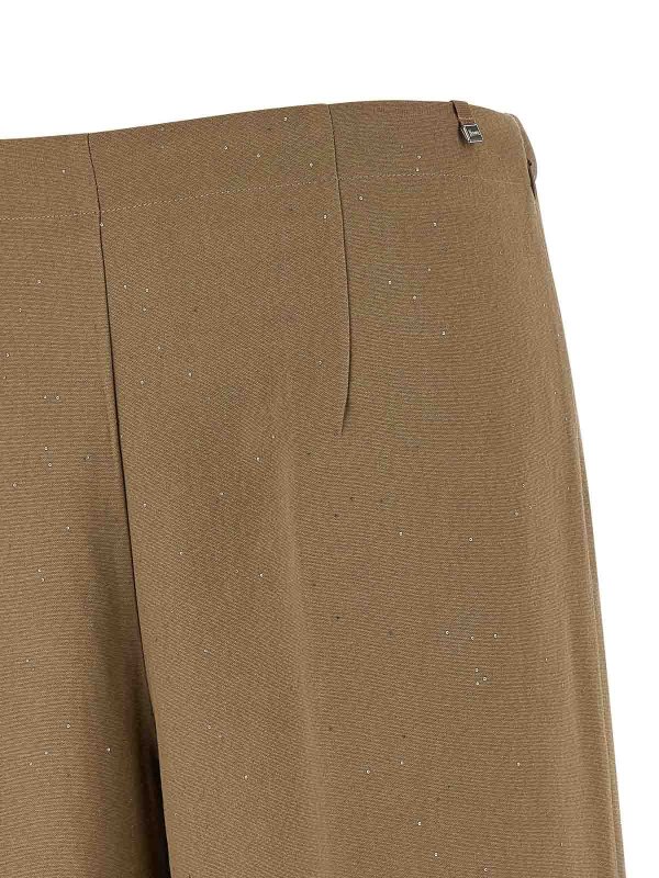 The Best Shops HERNO: pantaloni casual - Pantaloni con micro paillettes