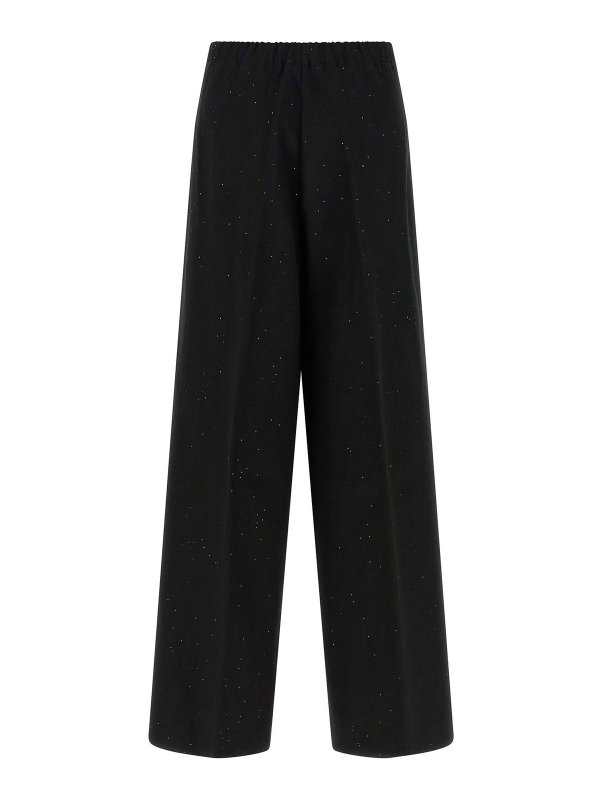 HERNO: casual trousers online - Micro Sequin Pants