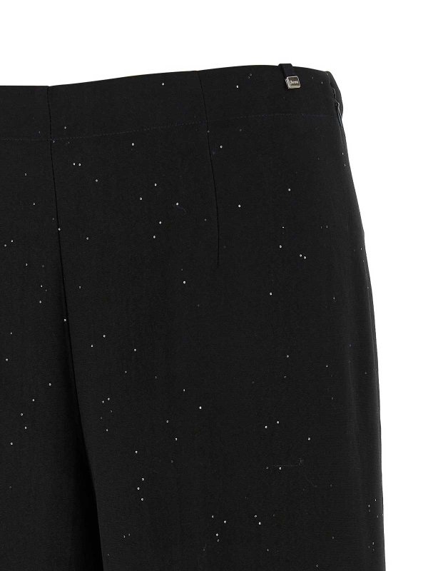 The Best Shops HERNO: casual trousers - Micro Sequin Pants